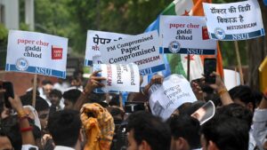 NSUI Protest NEET 7