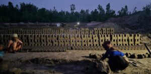 brick kiln workers