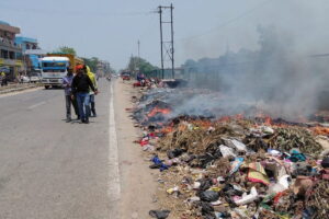 burning refuse