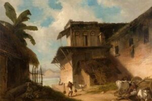 Bengal village scene