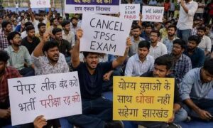 Jharkhand student protest