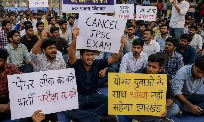 Jharkhand student protest