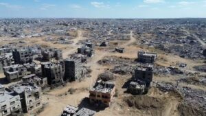 Gaza city destruction