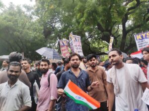 protesting students