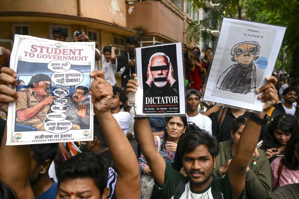 student protests India