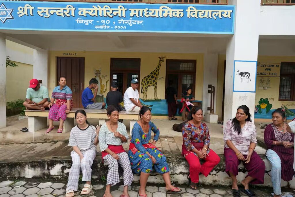 women Nepal flood