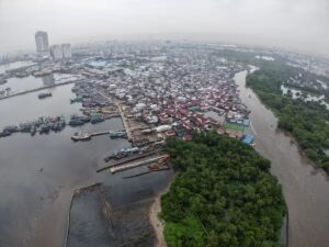 Jakarta sinking land subsidence