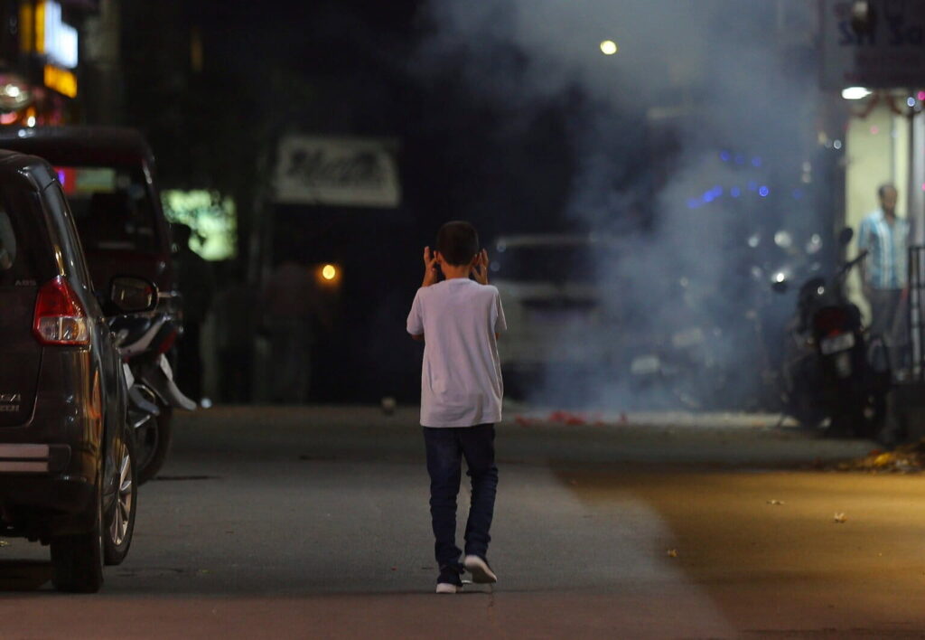 noise pollution boy